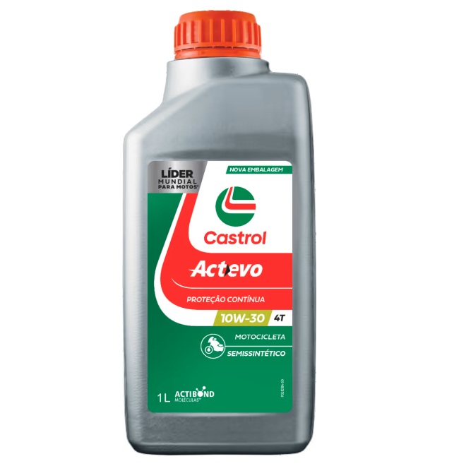 Imagem destaque de OLEO CASTROL ACTEVO 4T 10W30 EXTRA SEMI 1 LITRO