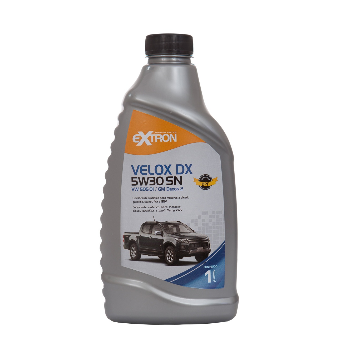 Imagem destaque de OLEO EXTRON VELOX DX API SN DPF/C3 5W30 1 LITRO