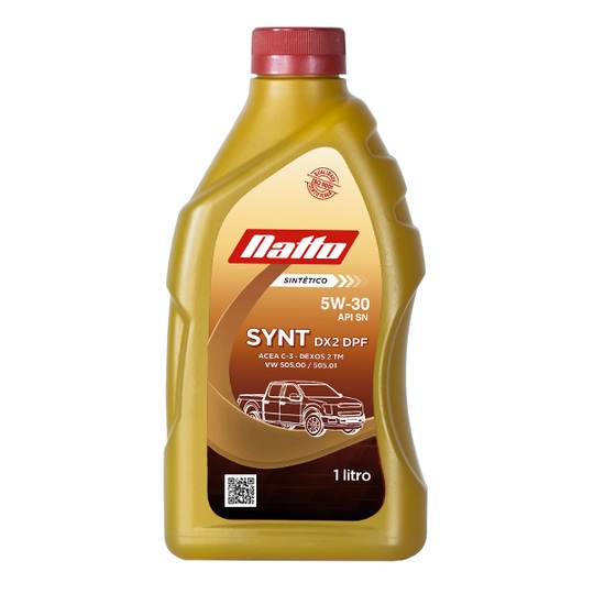 Imagem destaque de OLEO NATTO SYNT DX2 DPF/C3 5W30 VW 50500/ 50501 SN 1 LITRO