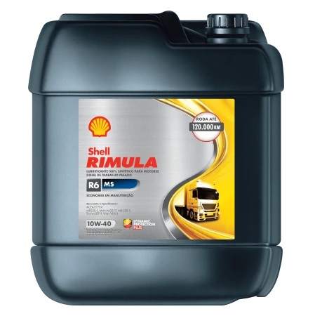 Imagem destaque de OLEO SHELL RIMULA R6 10W40 – BALDE 20L