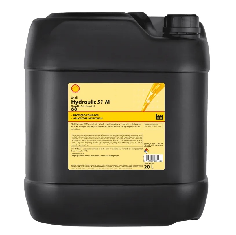 Imagem destaque de OLEO SHELL HYDRAULIC S1 M 68 – BALDE 20L