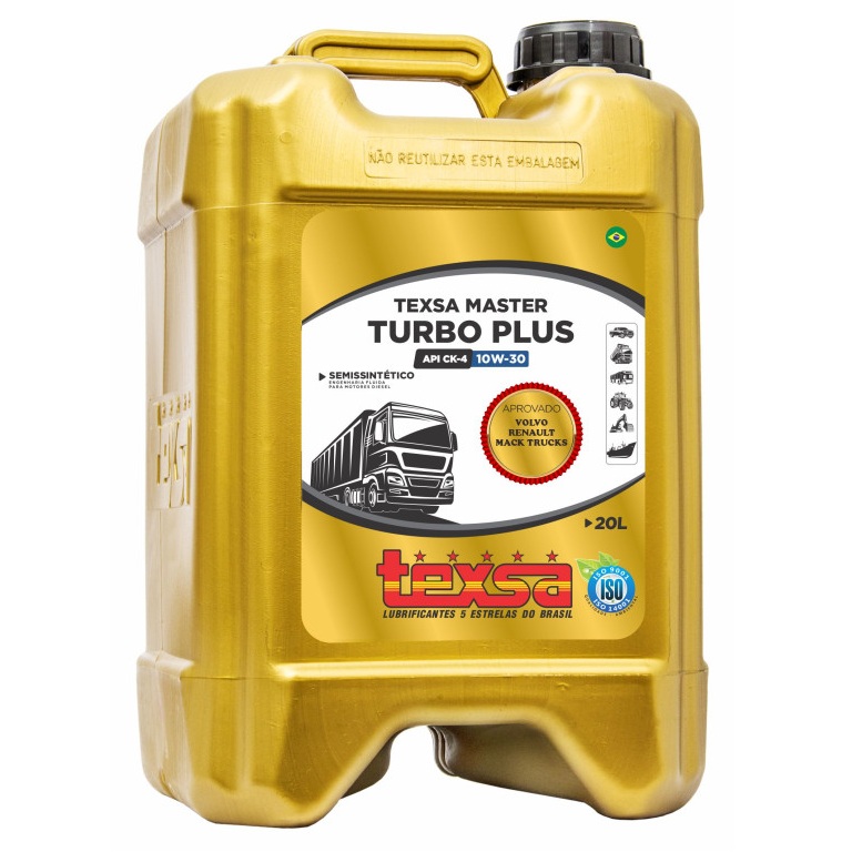Imagem destaque de OLEO TEXSA MASTER TURBO PLUS CK-4 10W30 BALDE 20 LITROS