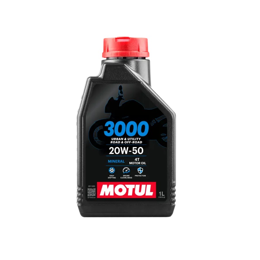 Imagem destaque de MOTUL 3000 4T PI 20W50 – 1 LITRO