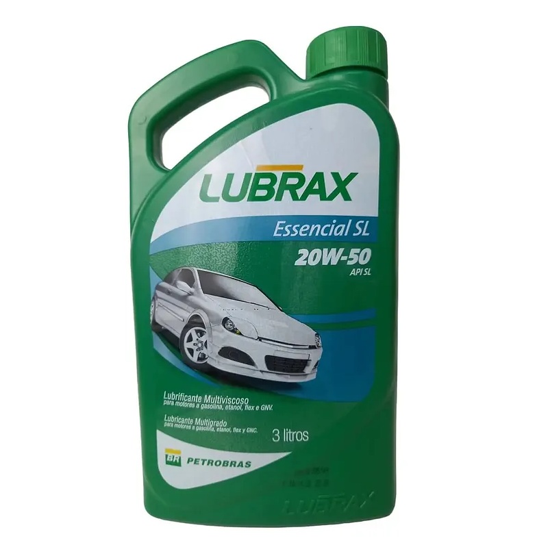 Imagem destaque de OLEO LUBRAX ESSENCIAL SL 20W50 PETROBRAS – 3 LITROS