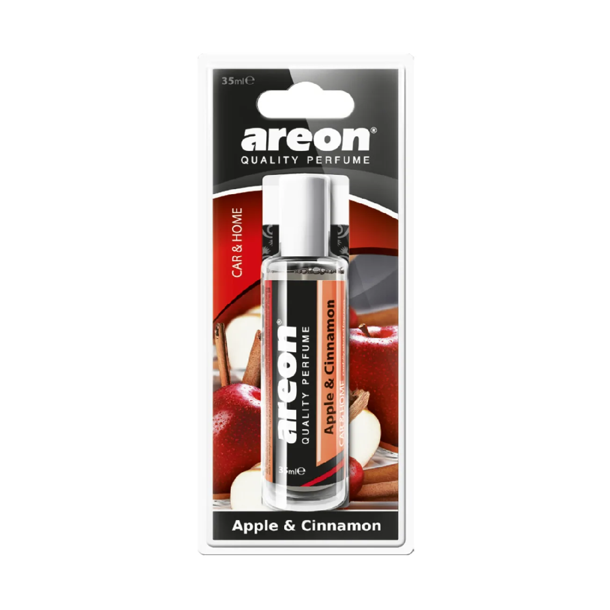 Imagem destaque de AROMATIZANTE AREON QUALITY PERFUME BLISTER 35ML APPLE AND CINNAMON