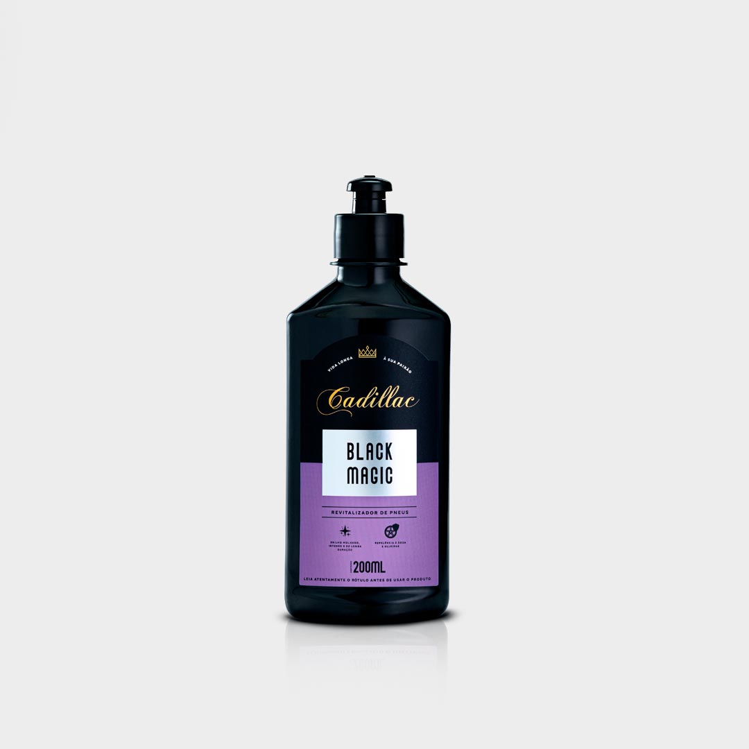 Imagem destaque de BLACK MAGIC REVITALIZADOR DE PNEUS CADILLAC – 250ML